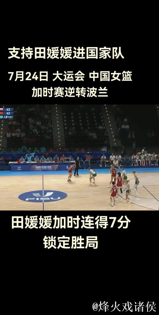 大运会:中国女篮71-67逆转波兰晋级决赛 大运会:中国女篮71-67逆转波兰晋级决赛